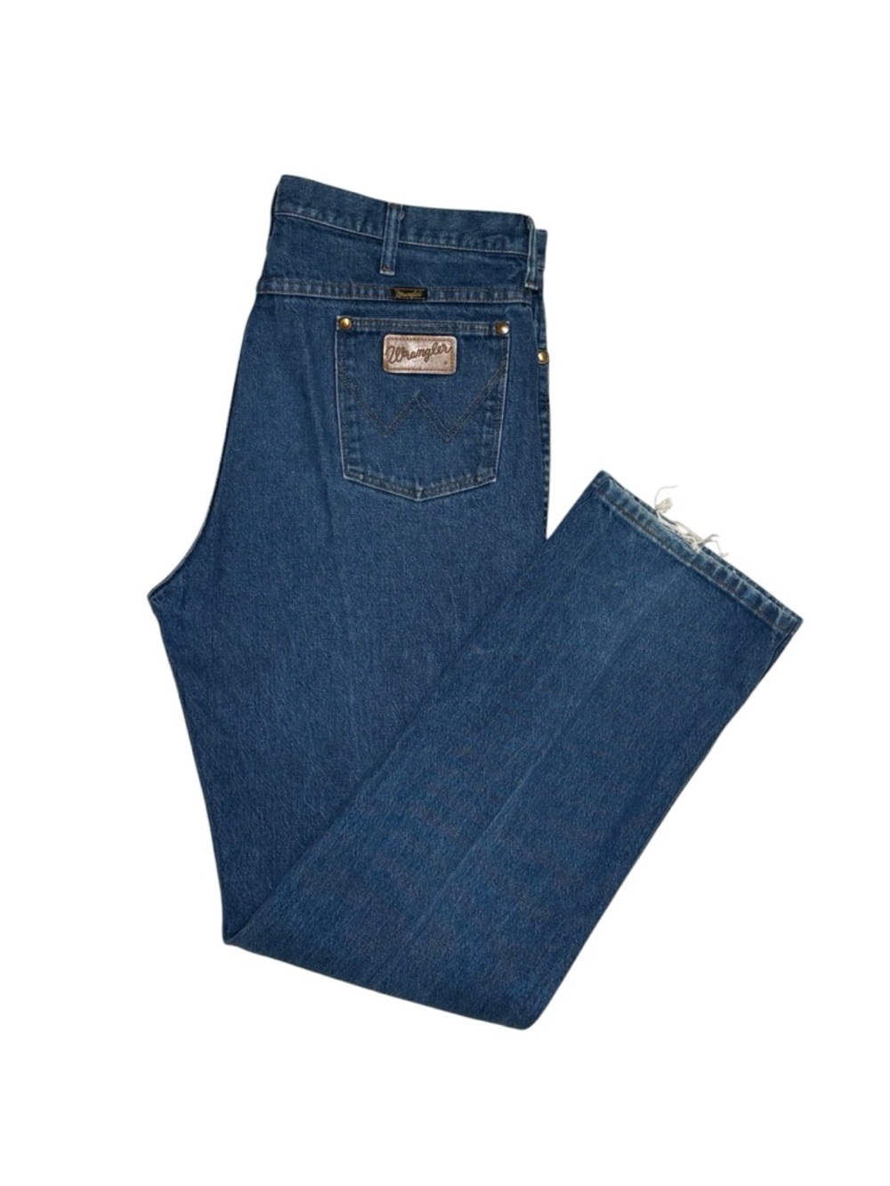 Vintage Wrangler Jeans 936PWD Mens Blue Slim Straight Cowboy Cut Denim 38x34